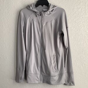 Columbia Women's Soft Gray Hooded Utility Jacket